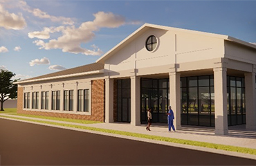 rendering of new nursing building